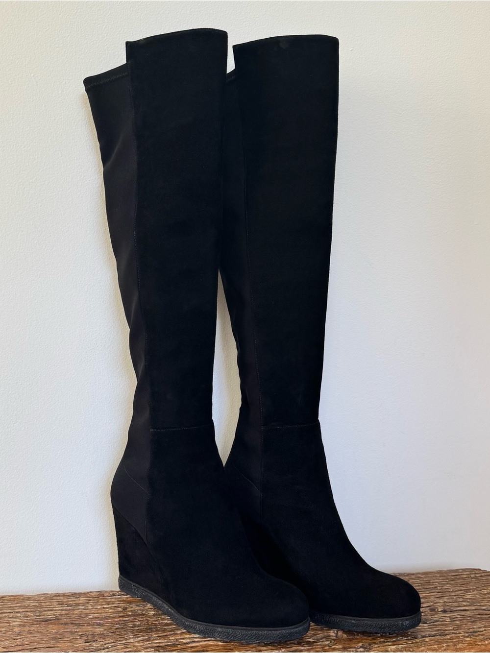 NEW Stuart Weitzman Over the Knee Wedge Boot